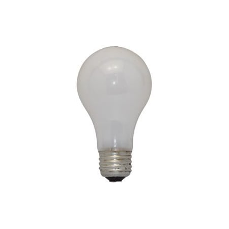 Bulb, Incandescent A Shape A19, 50W/A19/277V, 5PK